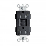 GFCI Safety Outlet - 15 amp - 125V - Black - V2