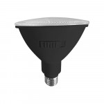 PAR38 16W 5CCT BLACK LED BULB
