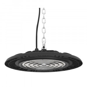 UFO highbay V1 200W 100-277V 50K black clear 120 deg. frost dim 0-10V