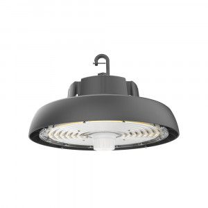 UFO HIGHBAY V2 240-200-150W 120-347V 40K BLACK CLEAR 90 DEG. MOTION DIM 0-10V DLC PREMIUM - DLC ID S-HVNO8P