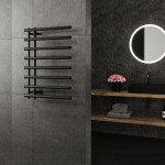 LETO 8 TOWEL WARMER - BLACK
