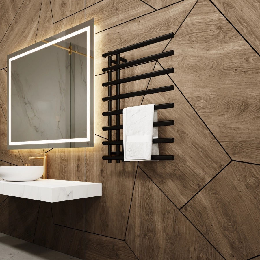 LETO 8 TOWEL WARMER - BLACK