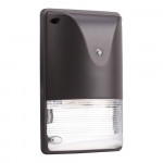 MWP04 MINI WALL PACK - WALL PACKS - 10W/15W/20W - 3000K/4000K/5000K - 120-347V - BRONZE - DLC PREMIUM S-0P4MJU
