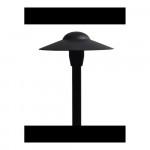 ALUMINIUM LANDSCAPE FIXT - 12V AC/DC - FROSTED LENS - OD-PTA203