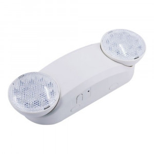 2W DUAL HEAD EMERGENCY LIGHT - 120-347V - 120 MINUTES EMERGENCY DURATION - 6500K