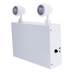 DUAL HEAD EMERGENCY LIGHTING - 120C-347V - 2 HOURS EMERGENCY DURATION WITH 150WATTS MAX BATTERY PACK - 6500K