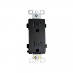 Outlet - 15 amp - 125V - Black - V2