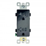Outlet - 20 amp - 125V - Black - V2