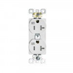 Commercial Outlet - 20 amp - 125V - White - V2