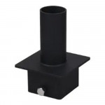 Mountings - Auxiliary Products - Tenon Adaptor - Square - 4’’ to 2 3/8’’ - Black (for FL- mounts)