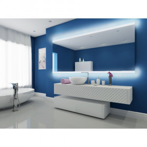 FROSTED PARIS BACKLIT LED MIRROR