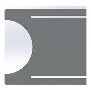 PLAQUE DE DÉCOUPE 6" COMPATIBLE EDA-SP - RGD-SP3 - RGD-CDR - RGD-CDR/A - SEL-SP/FR