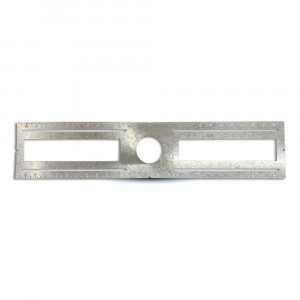 PLAQUE DE PRÉMONTAGE 26 PO LONGUEUR - TROU 2 PO POUR LED ENCASTRÉE