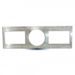 PREMOUNTING 26 LONG" - 6" HOLE SIZE PLATE FOR RECESSED LED