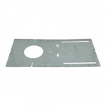 PREMOUNTING 13" LONG - 3" HOLE SIZE PLATE FOR RECESSED LED