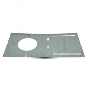PREMOUNTING 13" LONG - 3.5" HOLE SIZE PLATE FOR RECESSED LED  COMPATIBLE W/ SLIM-RG3-5CCT & SLIM-RG4-5CCT