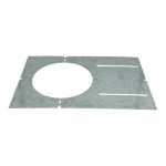 PREMOUNTING 13" LONG - 6" HOLE SIZE PLATE FOR RECESSED LED