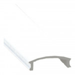 Aluminium Extrusion - Recessed - With Accessories - 8ft Kit - White