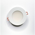 SINGLE PACK - PRO-SP6 SLIM PANEL - 4" - 8W (750LM) - SELECTABLE 27-30-35-40-50K - 120V TRIAC DIMMABLE - WHITE - FT4