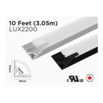 10 FEET 45 DEGREE ALUMINUM PROFILE FOR LED STRIP (LUX2200)