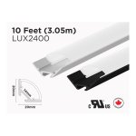 10 FEET 45 DEGREE ALUMINUM PROFILE FOR LED STRIP (LUX2400)