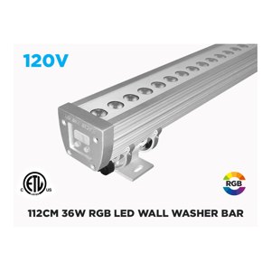 112CM 36W OUTDOOR RGB LED WALL WASHER BAR