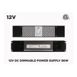 12V 8A (96W) CLASS 1 UNIVERSAL DIMMABLE POWER SUPPLY