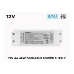 12V UNIVERSAL DIMMABLE LED DRIVER 48W (CLASS 2)
