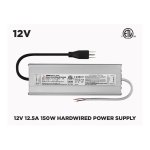 12V 12.5A (150W) CLASS 1 IP67 POWER SUPPLY