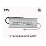 12V 16.67A (200W) CLASS 1 IP67 POWER SUPPLY
