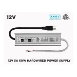12V DC IP67 INDOOR / OUTDOOR LED DRIVER 5A (60W)