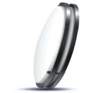 PLAFONNIER LED DOUBLE ANNEAU 10 PO - 16W - 1300LM - 3CCT - NOIR - GRADABLE