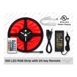 12V 5M IP65+ HIGH OUTPUT RGB 5050 LED STRIP KIT - 30 LEDS/M