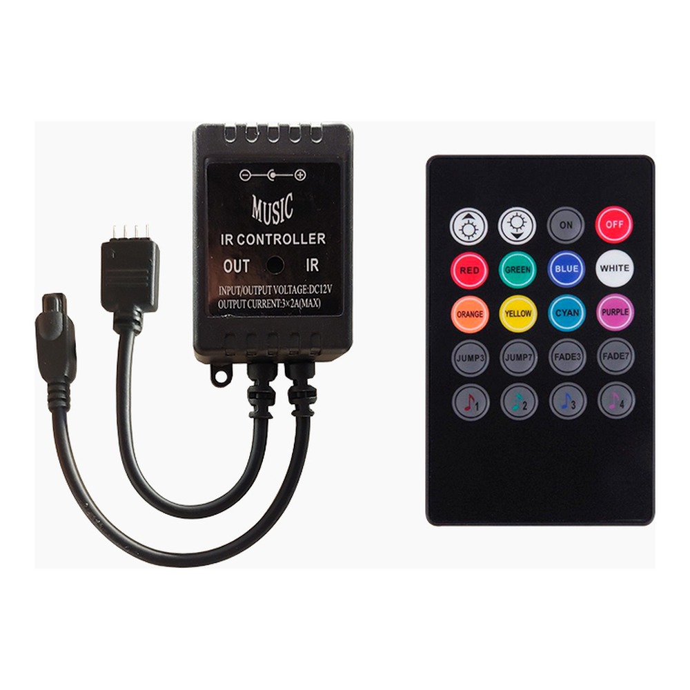 20 KEY SOUND CONTROLLER FOR RGB LED STRIPS