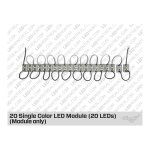 20 WHITE SINGLE LED MODULES (MODULE ONLY)