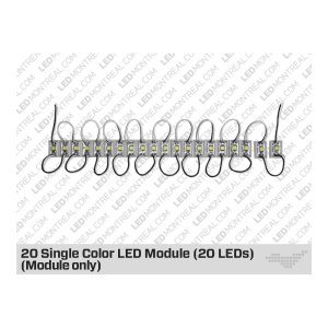 20 WHITE SINGLE LED MODULES (MODULE ONLY)