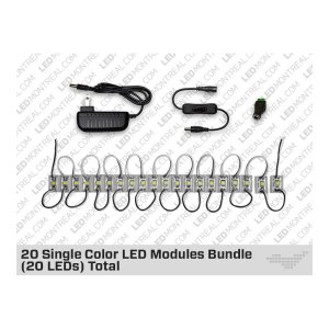 20 WHITE LED MODULE BUNDLE (20 LEDS)