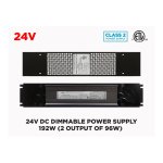 192W – (2 X 96W) 24V UNIVERSAL DIMMABLE LED DRIVER (CLASS 2)