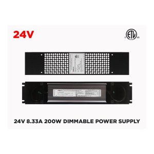 24V 8.33A (200W) CLASS 1 UNIVERSAL DIMMABLE POWER SUPPLY