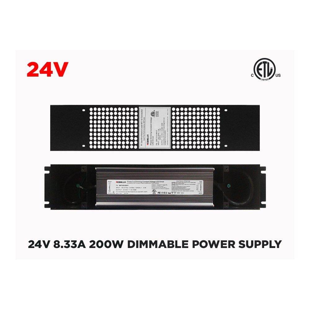 24V 8.33A (200W) CLASS 1 UNIVERSAL DIMMABLE POWER SUPPLY