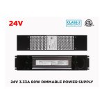 24V UNIVERSAL DIMMABLE LED DRIVER 80W (CLASS 2)