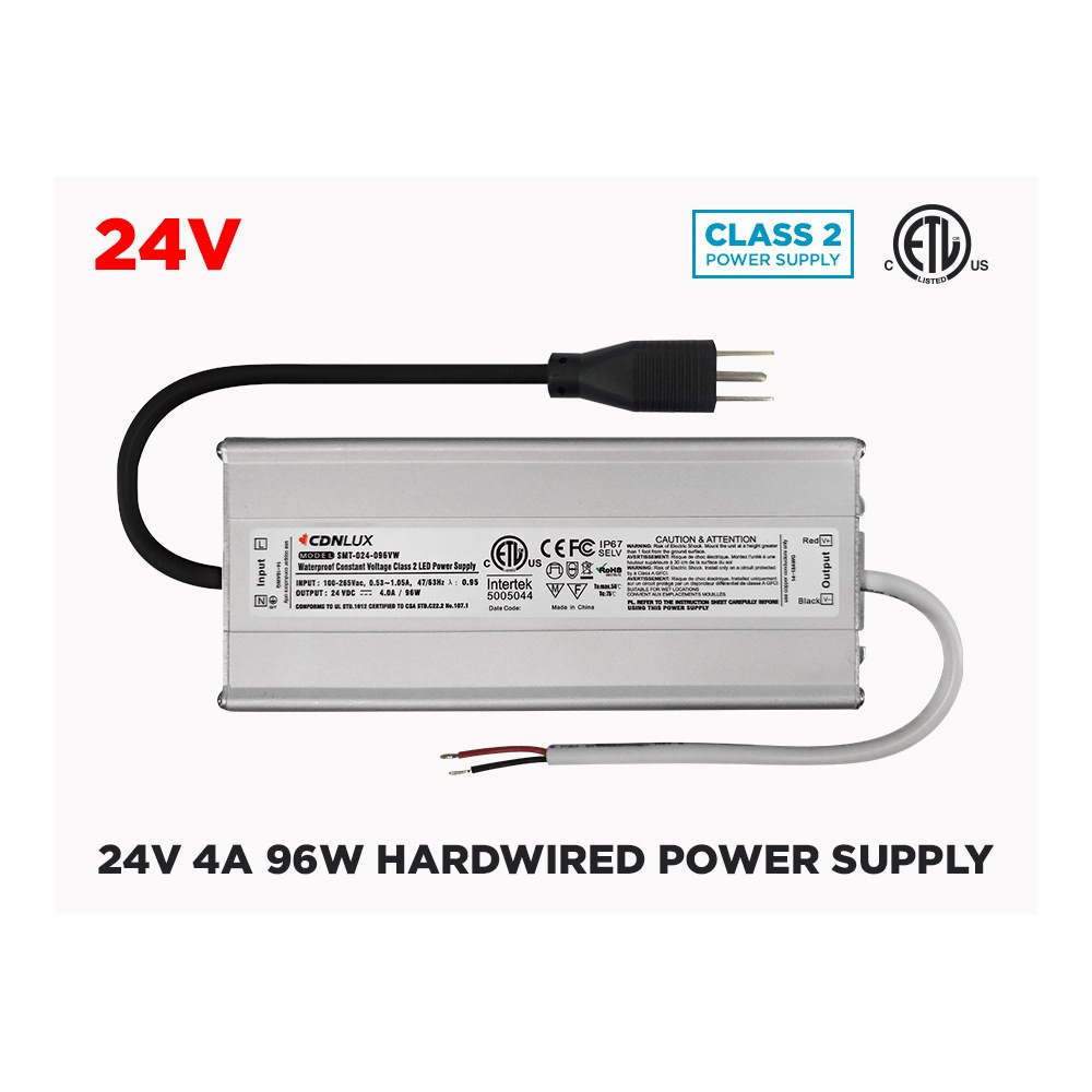 24V DC 4A (96W) IP67 CLASS 2 LED DRIVER
