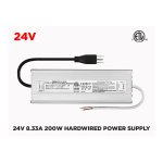 24V 8.33A (200W) CLASS 1 OUTDOOR IP67 POWER SUPPLY