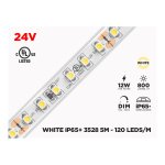24V 5M IP65+ 3528 SINGLE COLOR LED STRIP - 120 LEDS/M (STRIP ONLY)