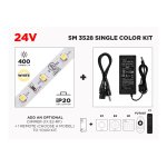24V IP20 3528 ENSEMBLE DE RUBAN LED UNICOLORE 5M - 60 LED/M