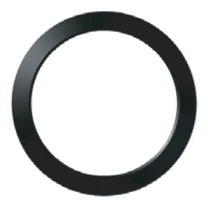 ANNEAU DE FINITION POUR LUMINAIRE LED 4110 - NOIR