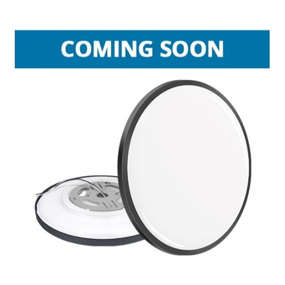 12" LED FLUSH MOUNT FIXTURE WITH AMBIENT BACKLIGHT & ADJUSTABLE 3 CCT COLOR TEMPERATURE