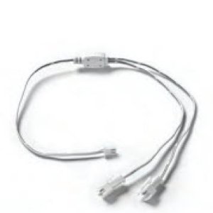 44002-2 - CÂBLE POUR DEUX SÉRIES DE RONDELLES - BLANC