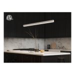 45" (115CM) WHITE SUSPENDED LINEAR LED FIXTURE (60W) - ADJUSTABLE CCT