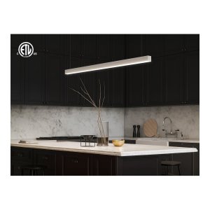 45" (115CM) WHITE SUSPENDED LINEAR LED FIXTURE (60W) - ADJUSTABLE CCT